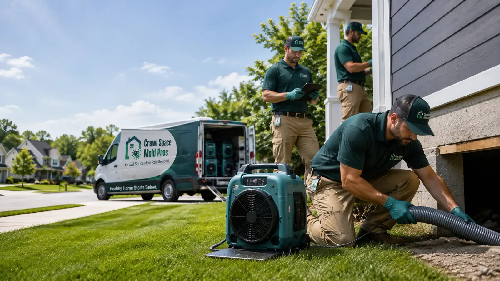 Crawl Space Mold Removal in Glen Carbon, IL